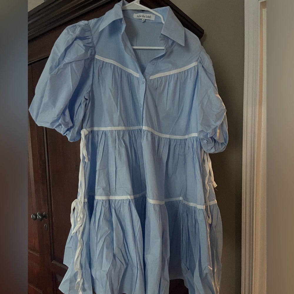 Lillian Dress in Baby Blue New size medium